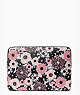 Dahlia Floral Printed Laptop Sleeve, Pink Multi, ProductTile