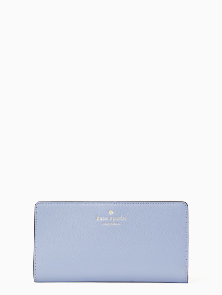 Jana Large Slim Bifold Wallet, Candied Flower Blue, ProductTile
