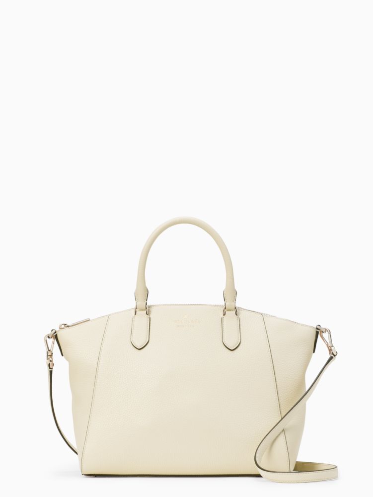 Parker Medium Satchel, Buttermilk Glaze, ProductTile