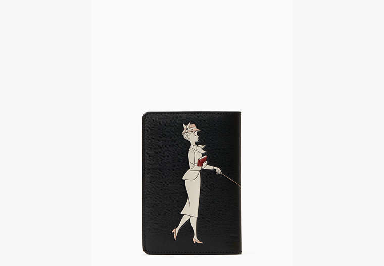 Disney X Kate Spade New York 101 Dalmatians Dog Passport Holder, Black Multi, Product