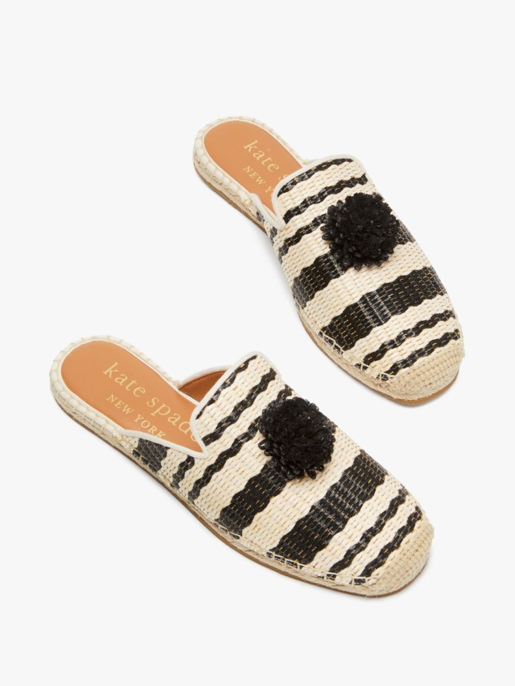 Solero Raffia Espadrilles, Black/Natural, Product