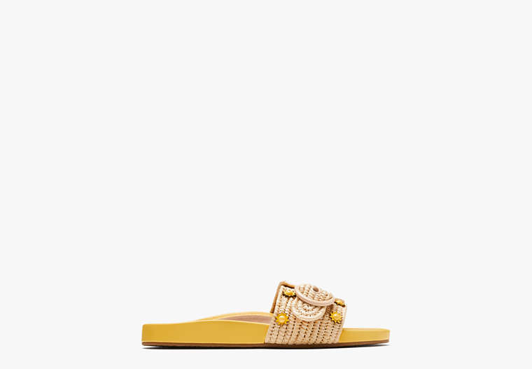 Maribelle Sun Slide Sandals, Natural/Morning Light, Product