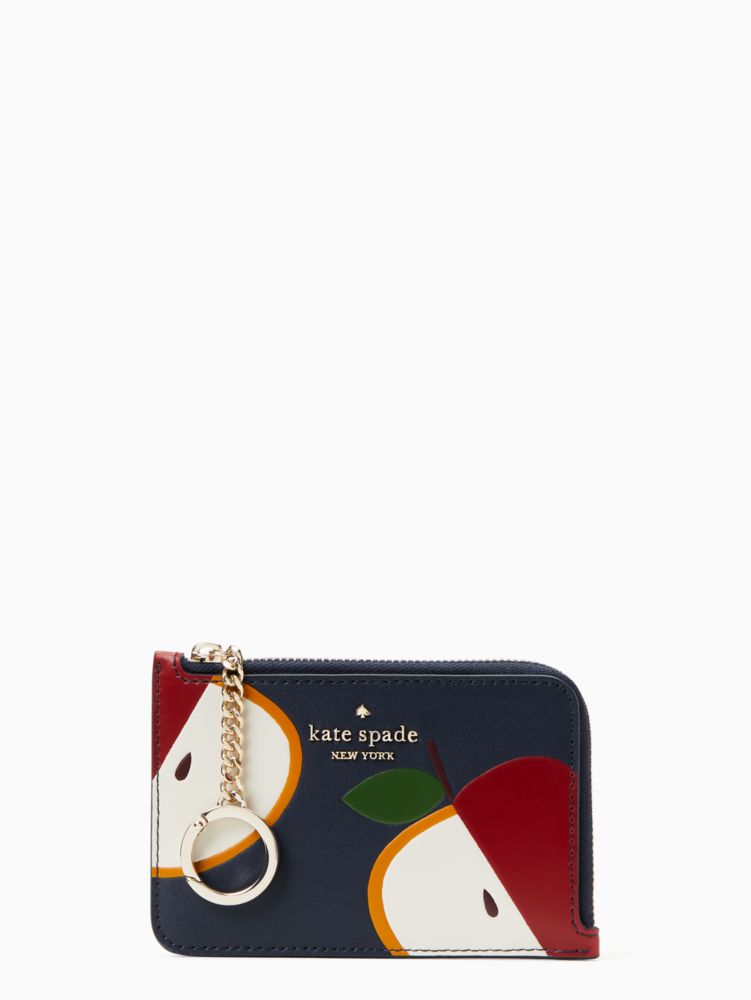 Honeycrisp Apple Medium L Zip Card Holder | Kate Spade Surprise