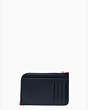 Honeycrisp Apple Medium L-zip Card Holder, Blue Multi, Product