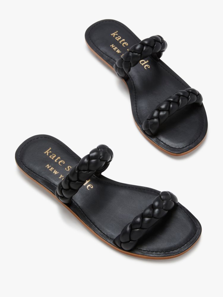 Miami Slide Sandals, Black, Product