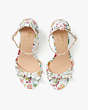 Flamenco Wedges, Rooftop Garden/White, Product