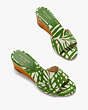 Meena Slide Sandals, Palm Fronds, Product