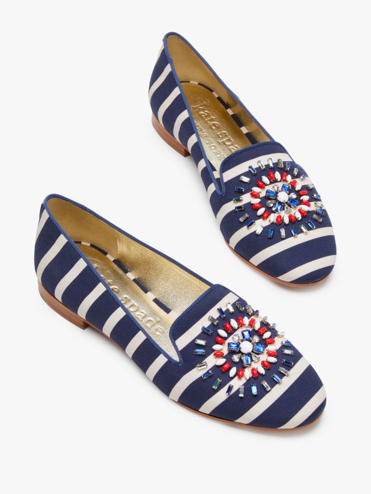 Tia Firework Loafers, Breton Stripe/Outerspace, Product