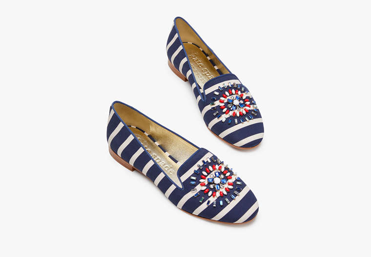 Tia Firework Loafers, Breton Stripe/Outerspace, Product image number 0