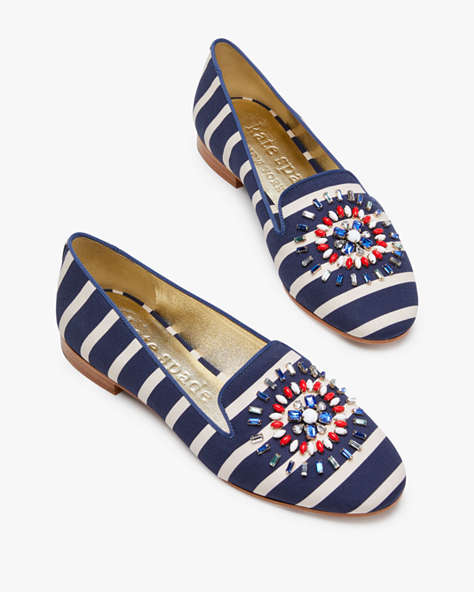 Tia Firework Loafers, Breton Stripe/Outerspace, ProductTile