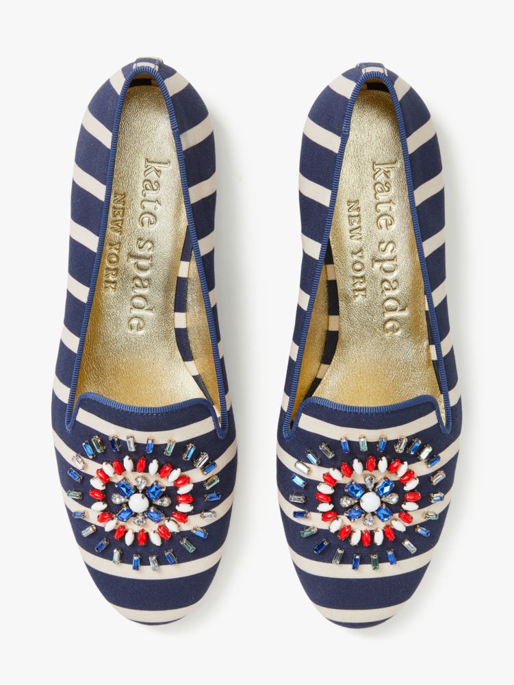 Tia Firework Loafers, Breton Stripe/Outerspace, Product