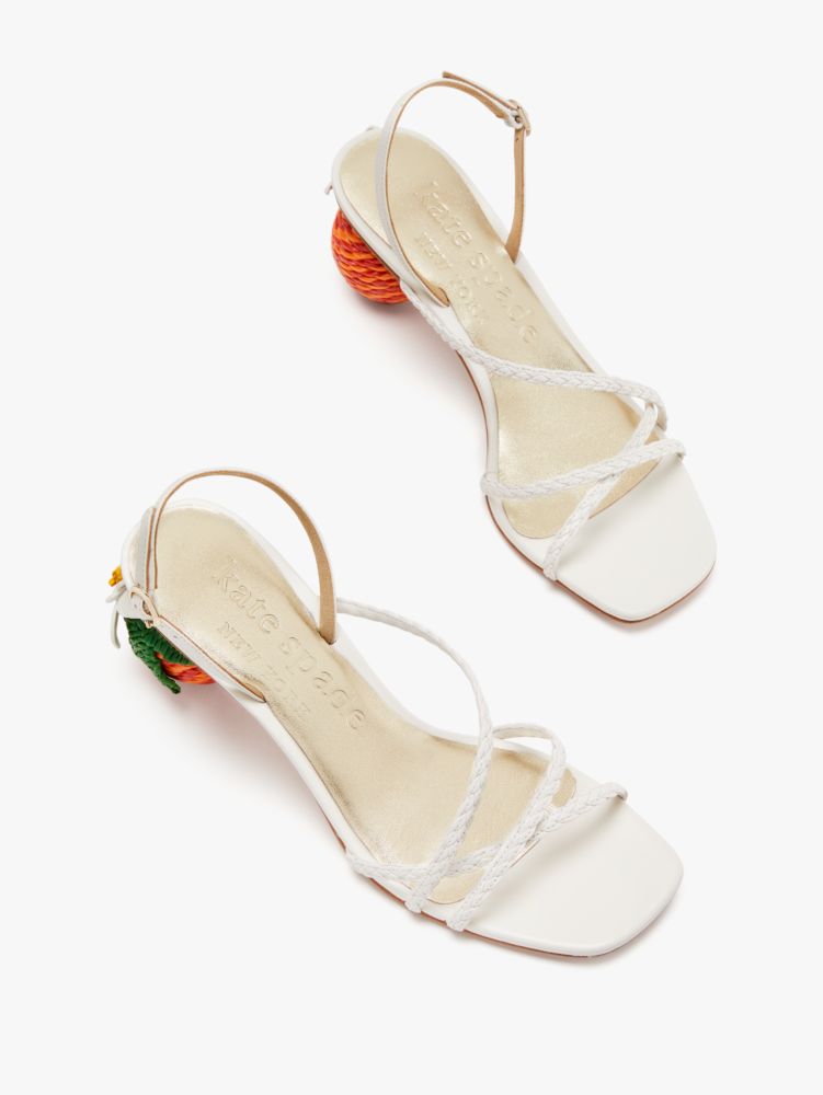 Valencia Blossom Sandals, Optic White Multi, Product