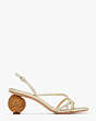 Valencia Sandals, Pale Gold, Product
