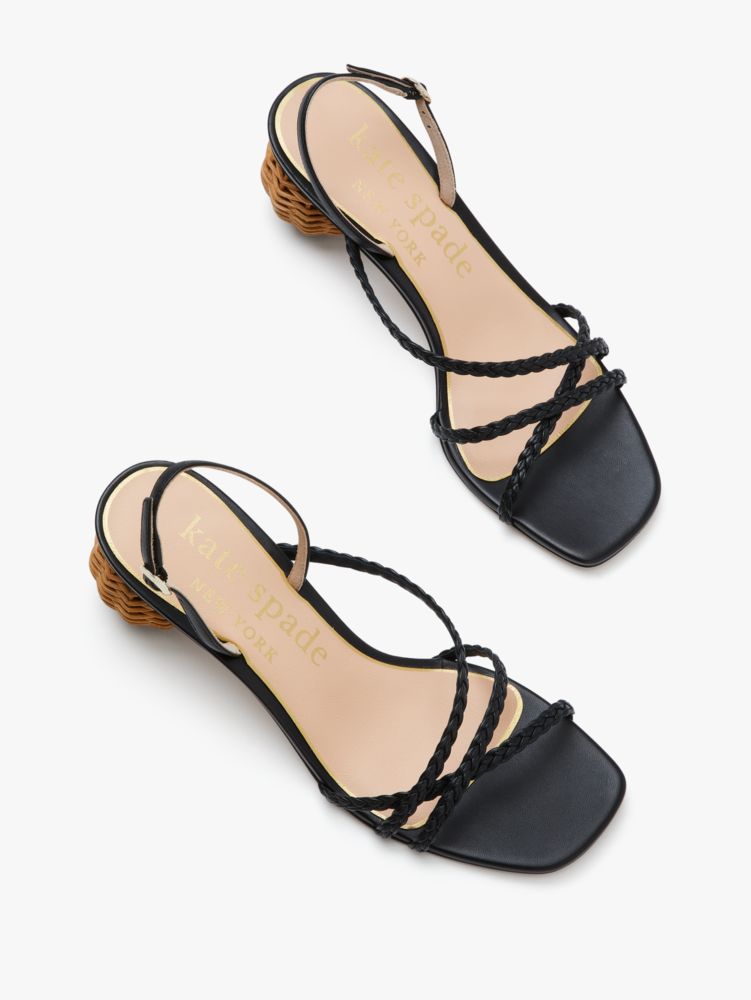 Women's black valencia sandals | Kate Spade New York FR