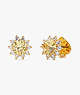 Sunny Stone Halo Studs, Yellow, ProductTile