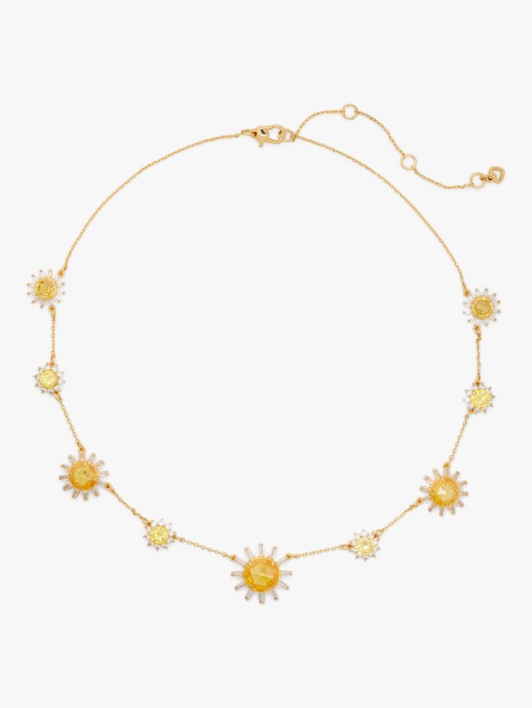 Sunny Scatter Necklace, Yellow Multi, ProductTile