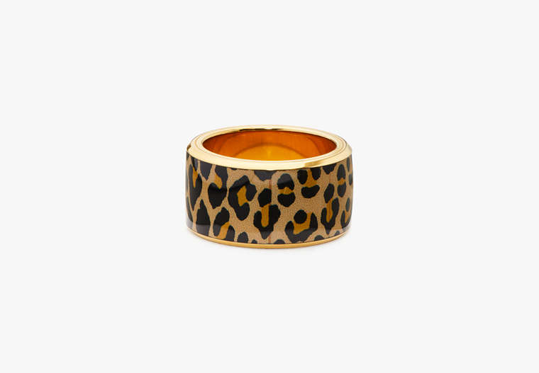 Heritage Spade Flower Cigar Ring, Leopard, Product