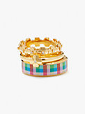 heritage spade flower stacked ring set, , s7productThumbnail