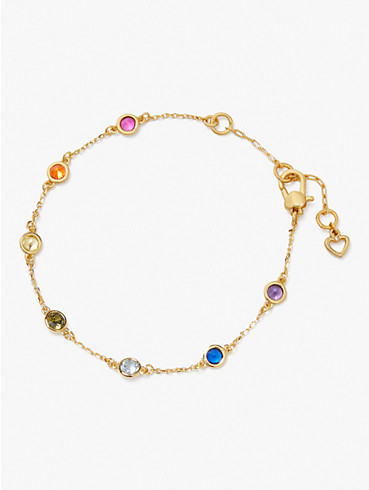 rainbow dot linear bracelet, , rr_productgrid