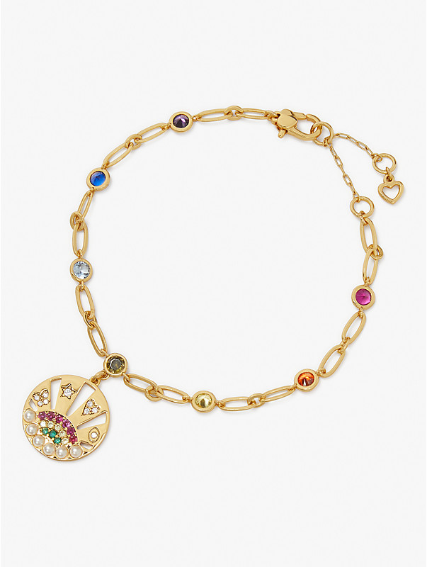 rainbow medallion bracelet, , rr_large