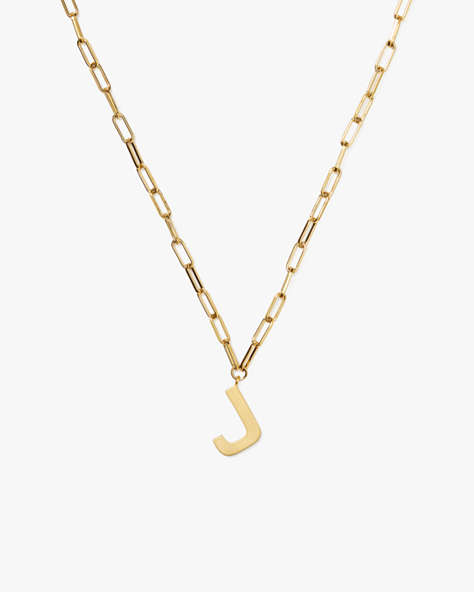 Kate Spade,initial this pendant,necklaces,Gold
