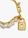 lock and spade pearl bracelet, , s7productThumbnail