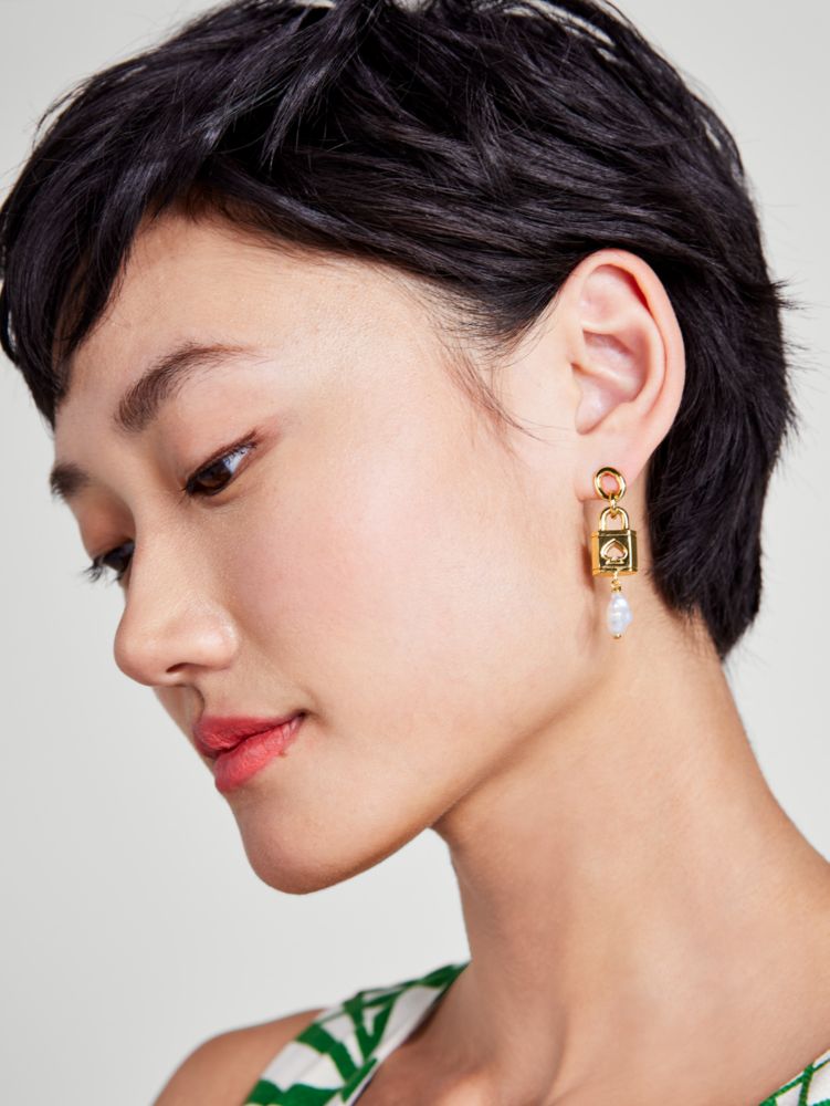 Drop Lock Earrings