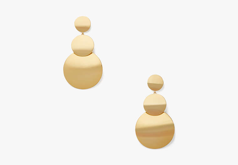 Liana Stacked Disc Earrings, , Product