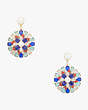 Firework Floral Statement Drop Earrings, Multi, Product