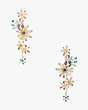 Firework Floral Statement Linear Earrings, Multi, Product
