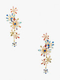 Firework Floral Statement Linear Earrings, , s7productThumbnail