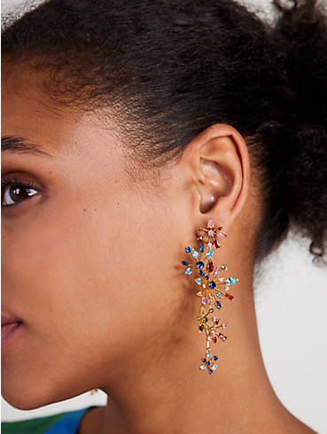 Firework Floral Statement Linear Earrings, , rr_productgrid