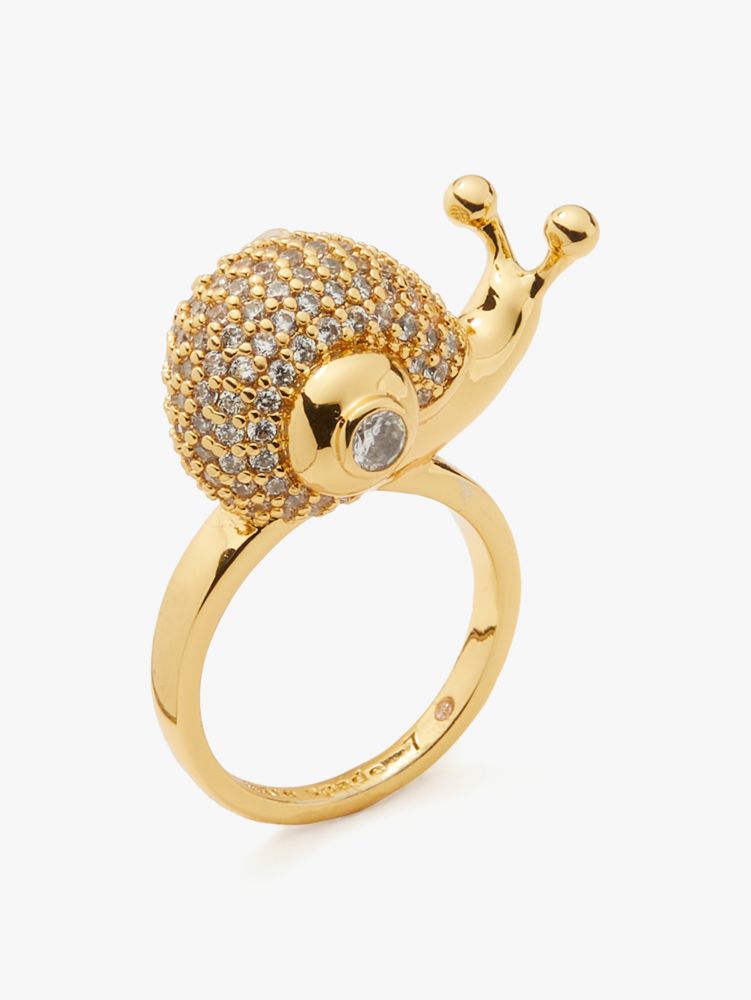 Kate Spade Fruit Salad Pavé Snail Ring