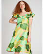 Cucumber Floral Flounce Dress, Multi, Product