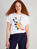 T-Shirt mit Spritzer-Verzierung, , s7productThumbnail