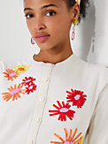 floral embroidered cardigan, , s7productThumbnail