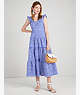 Gingham Tiered Dress, Blueberry, ProductTile