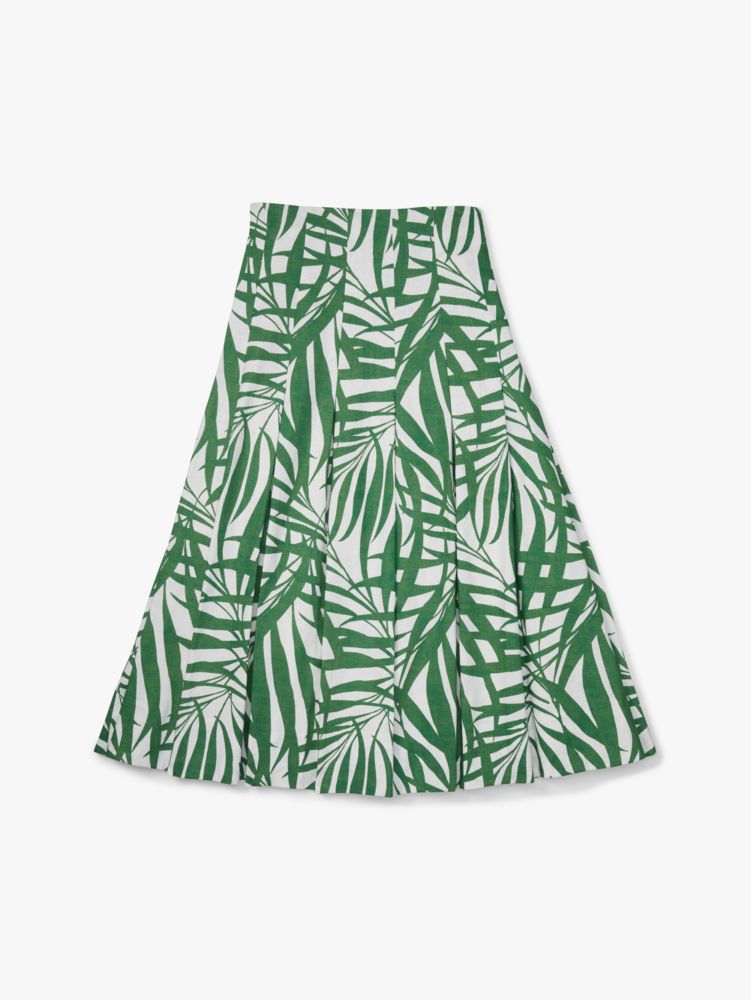 Palm Fronds Seamed Skirt | Kate Spade New York