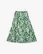 Palm Fronds Seamed Skirt, Bitter Greens, Product