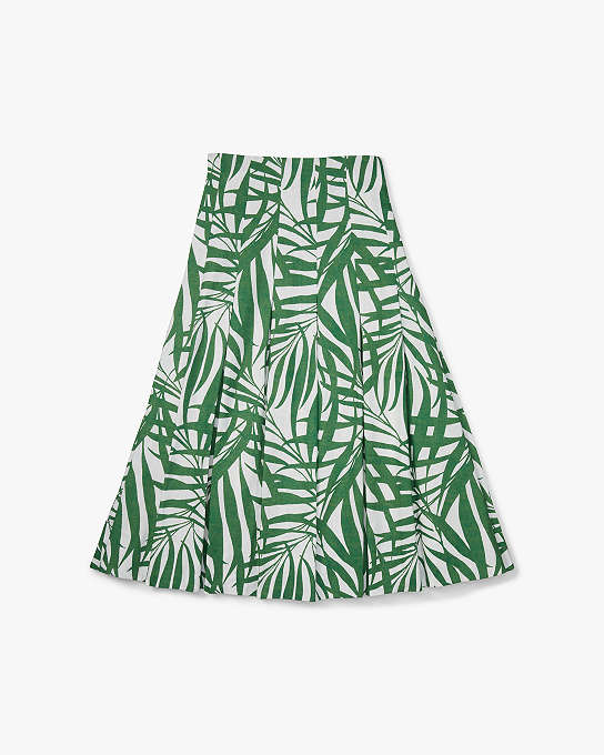 Palm Fronds Seamed Skirt | Kate Spade New York