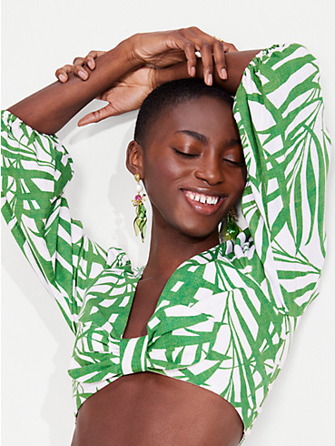 palm fronds bow-front crop top, , rr_productgrid