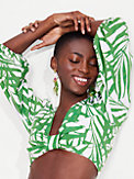 palm fronds bow-front crop top, , s7productThumbnail