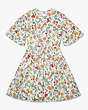 Rooftop Garden Floral Greenwich Dress, Fresh White Multi, Product
