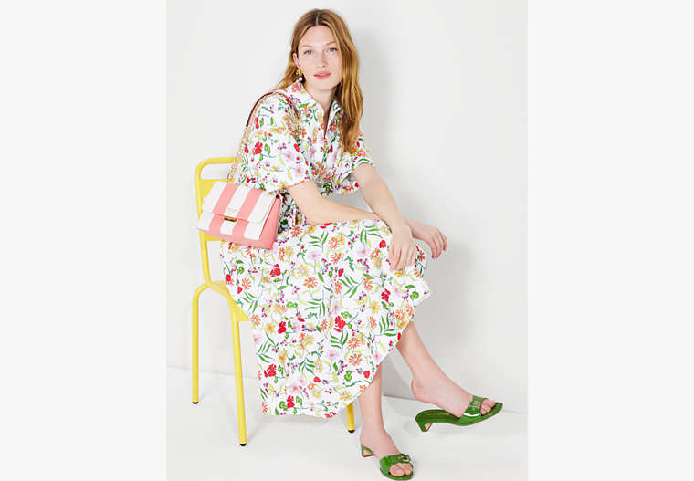 Rooftop Garden Floral Montauk Dress, Fresh White Multi, Product image number 0