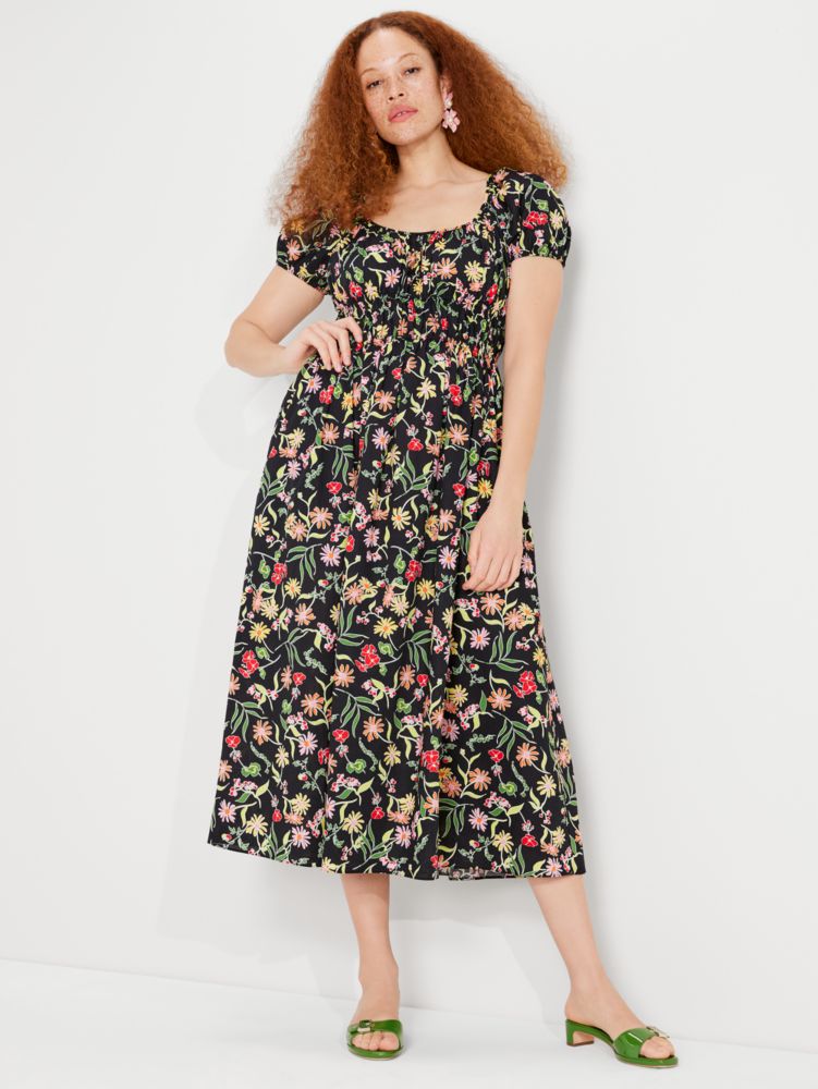 Kate Spade Rooftop Garden Floral Riviera Dress