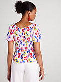 summer flowers riviera top, , s7productThumbnail
