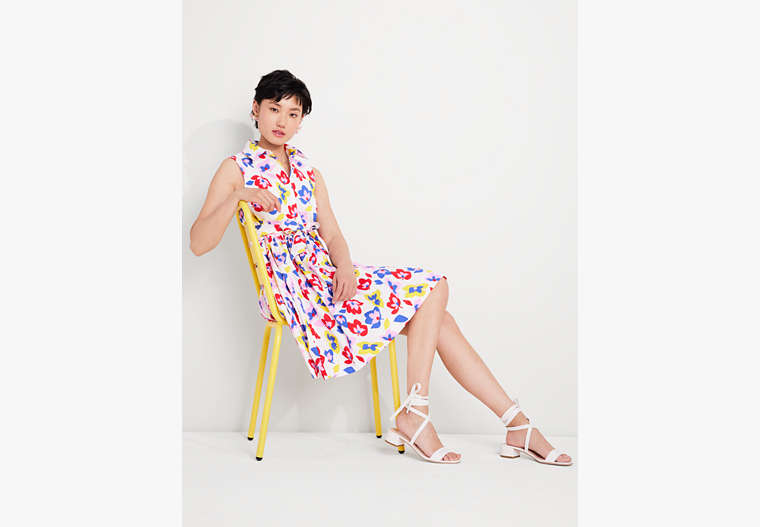 Summer Flowers Marina Dress, Cream Multi, Product image number 0