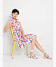 Summer Flowers Marina Dress, Cream Multi, ProductTile