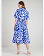 ジグ ザグ フローラル モントーク ドレス, Blueberry, Product