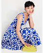 Zigzag Floral Maxi Dress, , Product